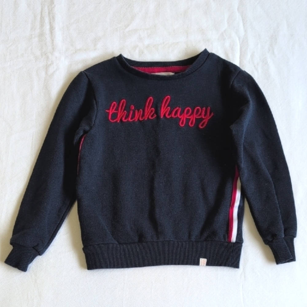 sovereign code LA rope graphic navy blue crewneck sweatshirt 2T toddler girls